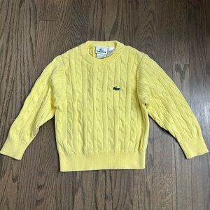 Lacoste Sunny Yellow Knit Pullover